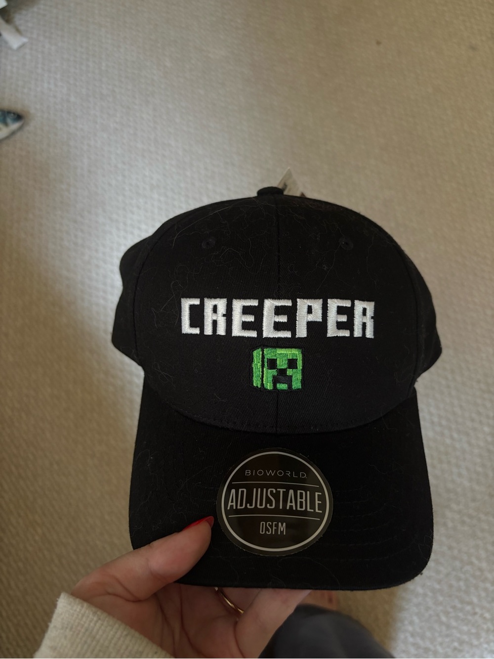 Minecraft Creeper Black Hat